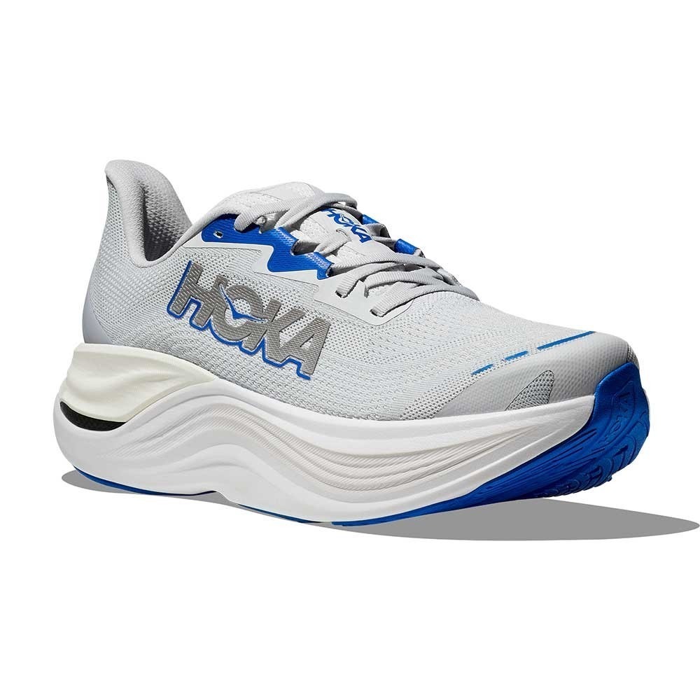 Mens 10.5 D- Hoka One One Skyward X Running Shoes 1147911 CRYS Cosmic Grey Blue